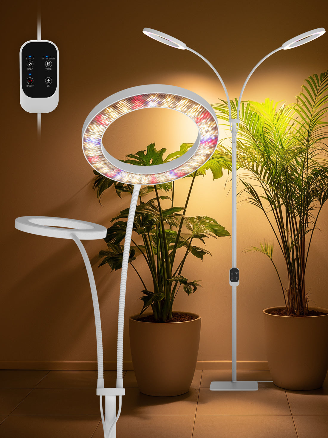 Full Spectrum Plant Grow Light G2Pro 48W – Indoor LED Light with Timer, Height Adjustment & Stepless Dimming