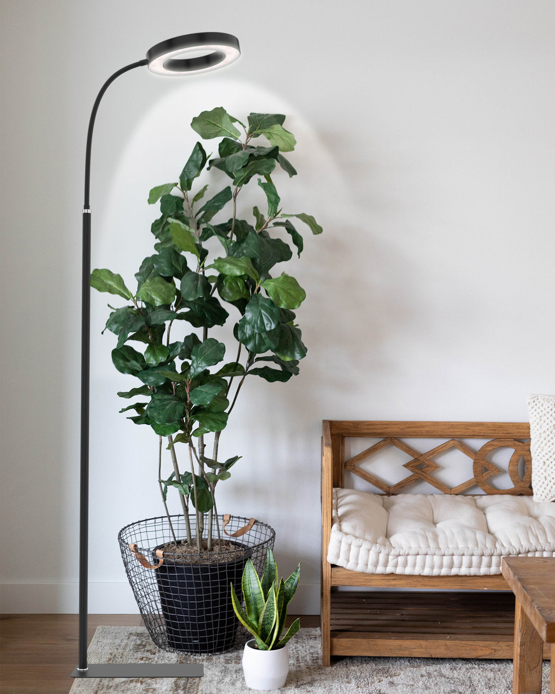 GLOWRIUM®20W Grow Light Full Spectrum LED Floor Plant Light for Indoor Plants