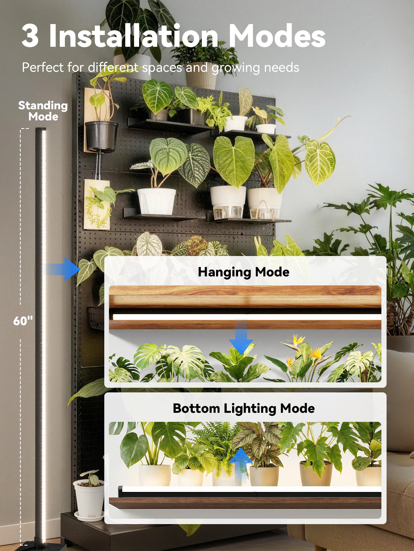 GLOWRIUM G3 | 36W (60") Full Spectrum LED Vertical Grow Light