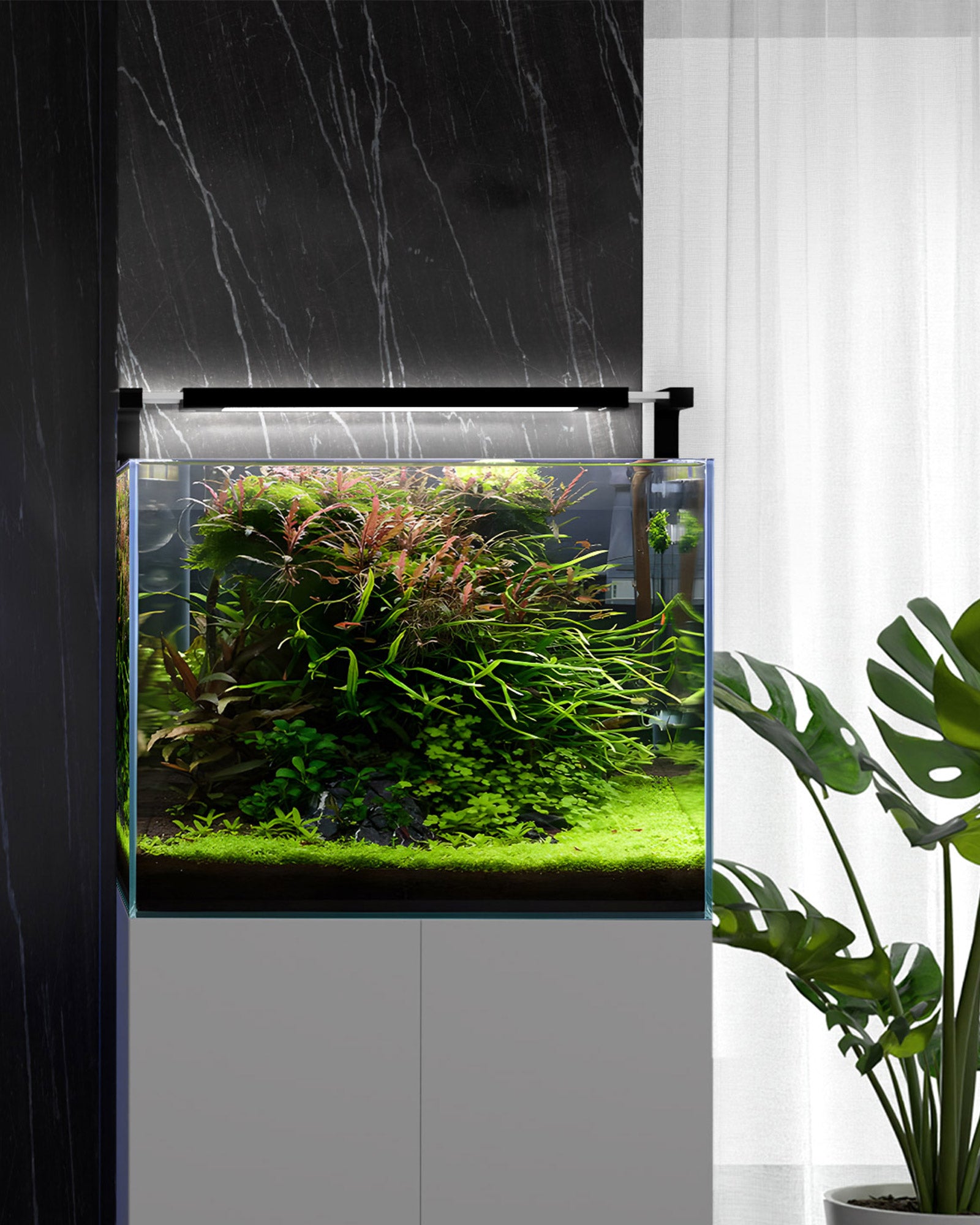 Smart App Wifi+Bluethooth Dimming Freshwater Aquarium Light with Zone Control-A1