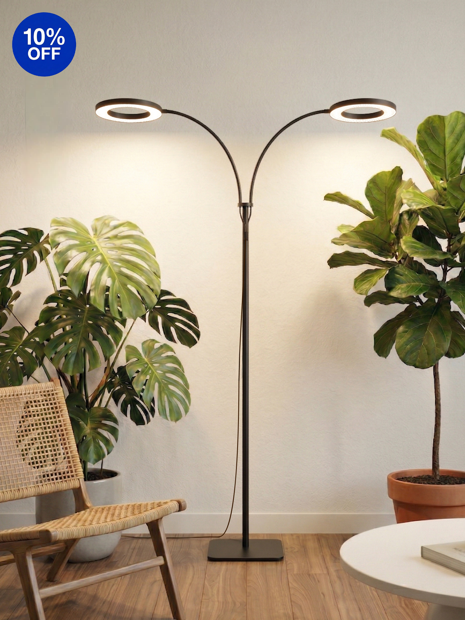 GLOWRIUM G2 | 36W Full Spectrum LED Floor Grow Light