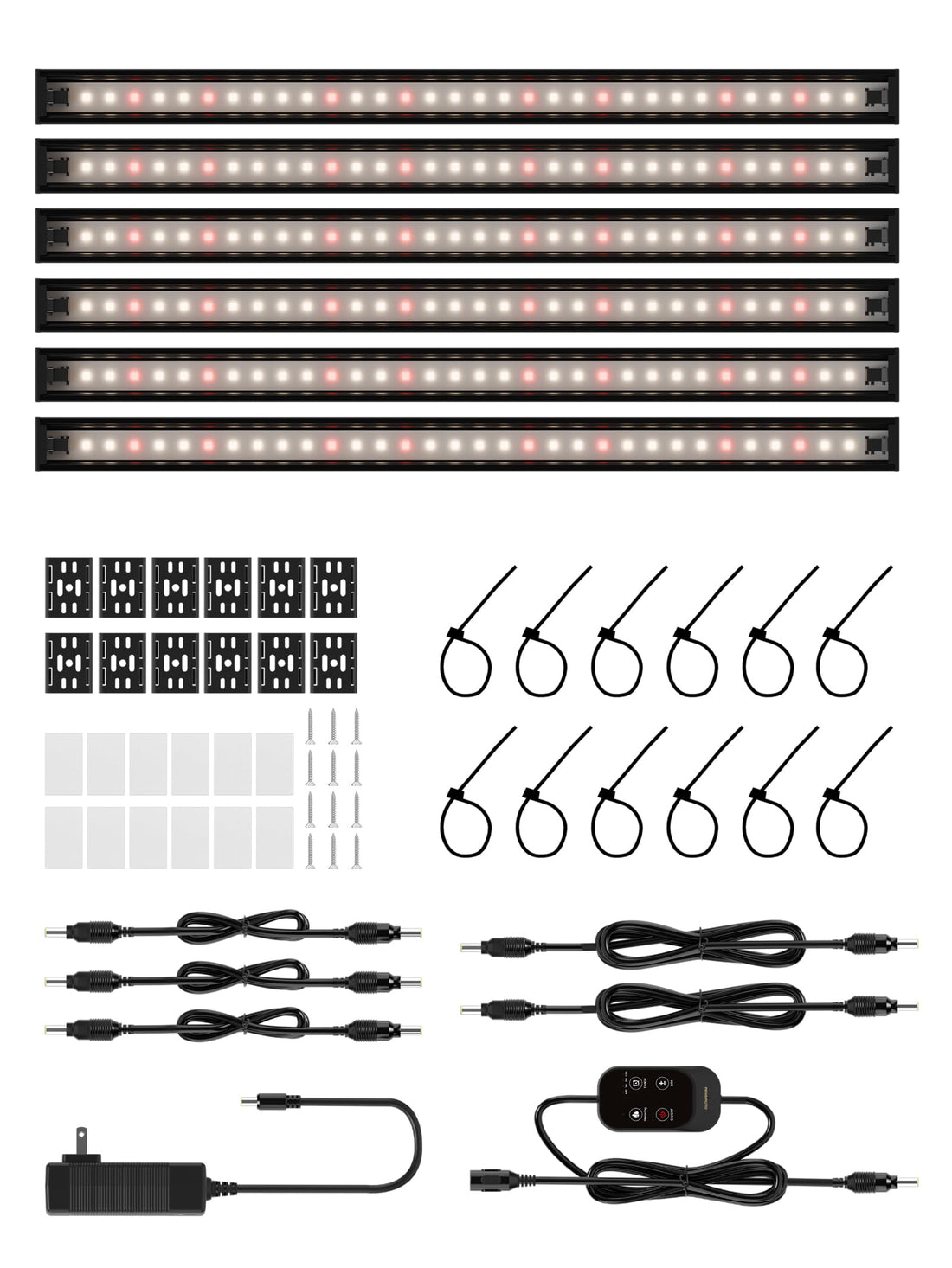 GLOWRIUM Smart LED Grow Light for Indoor Plants - Full Spectrum, Auto Timer, Stepless Dimming, Modular, Plug & Play-G6