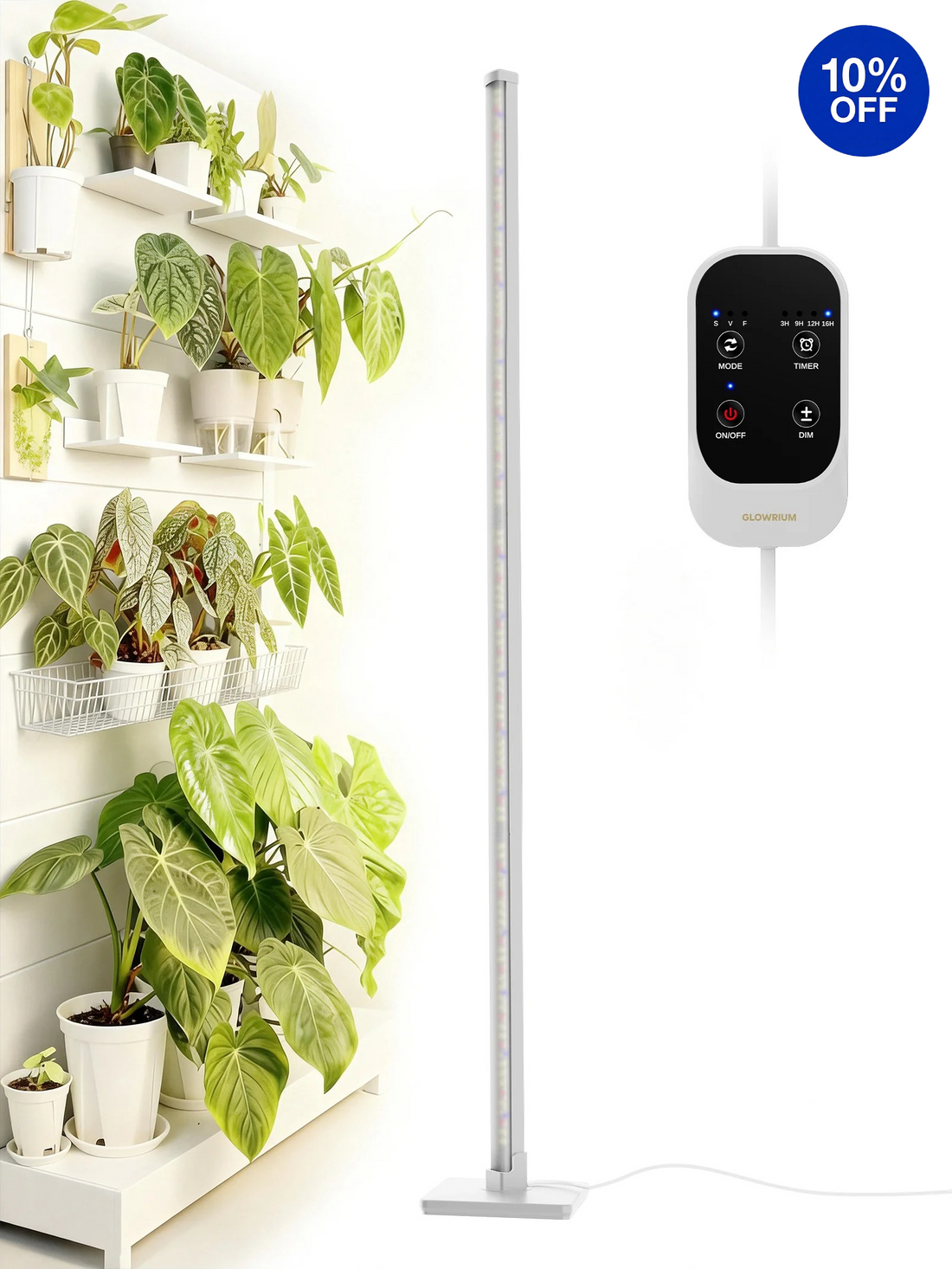 GLOWRIUM G3 | 36W (60") Full Spectrum LED Vertical Grow Light