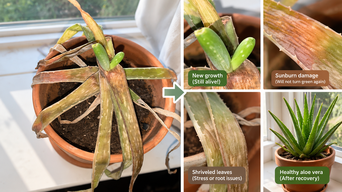 Dying Aloe Vera Growing New Leaves? How to Save It