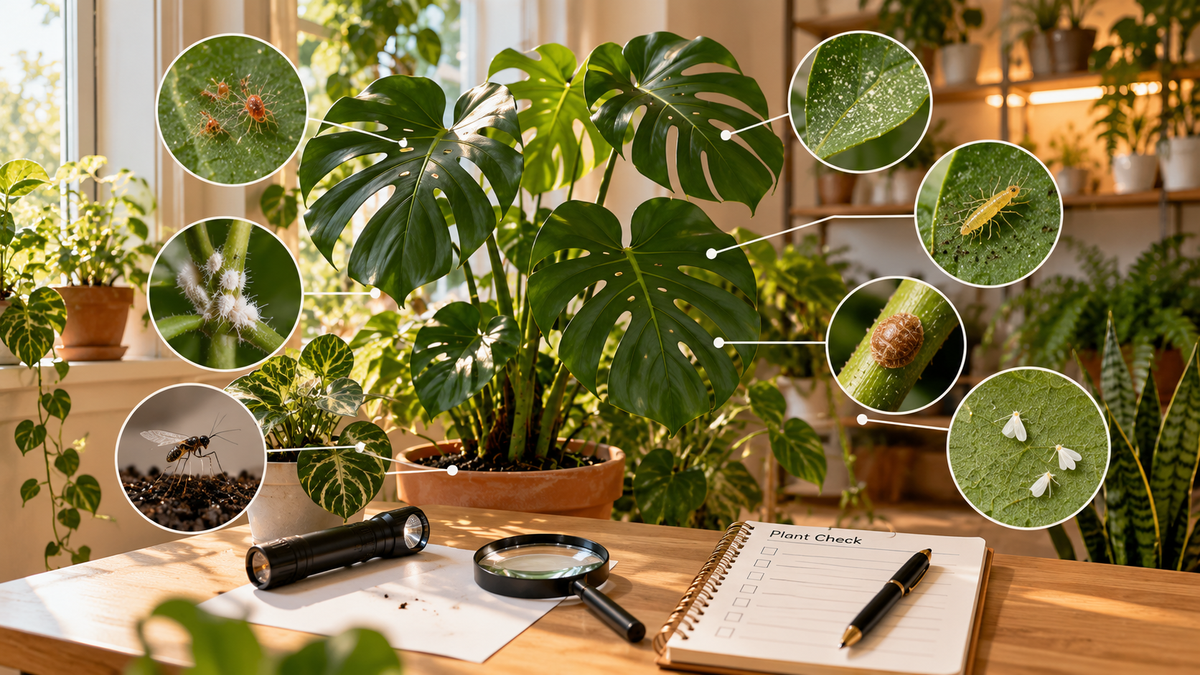 10-Step Indoor Plant Pest Inspection