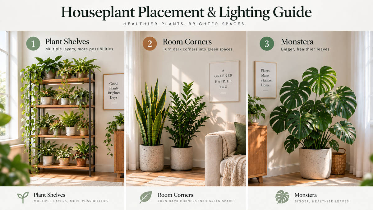 Houseplant Lighting Guide: PPFD & Placement Tips for Healthier Indoor Plants