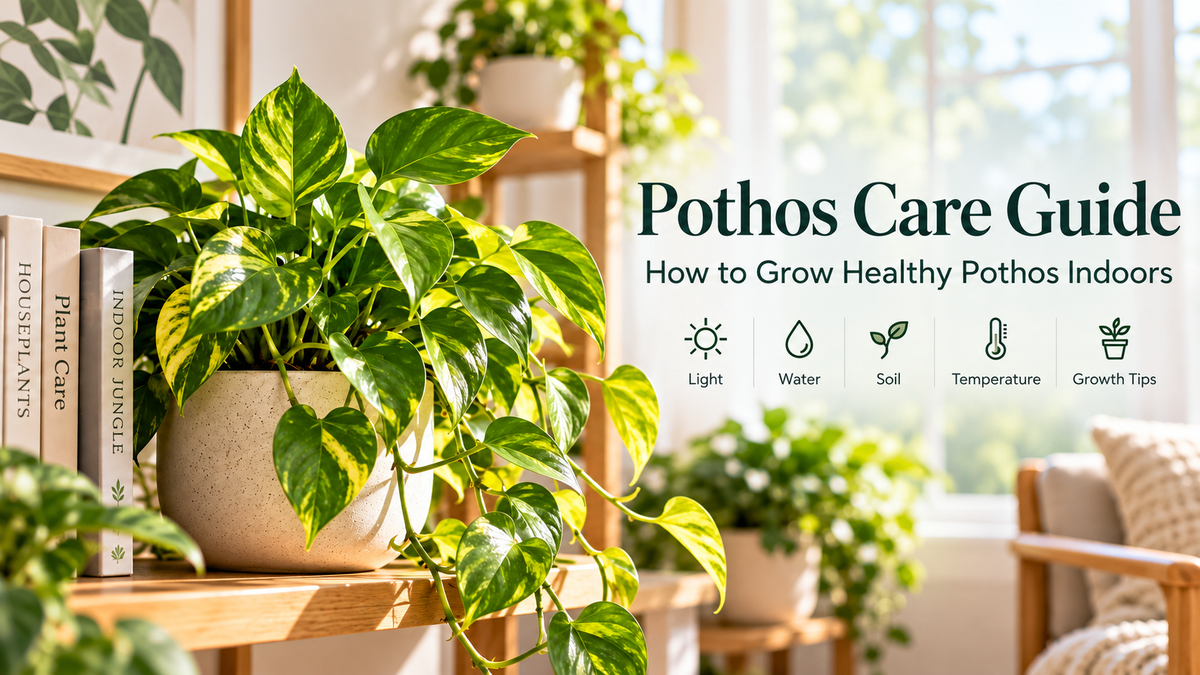 Pothos Care Guide: Light, Water, Soil & Growing Tips