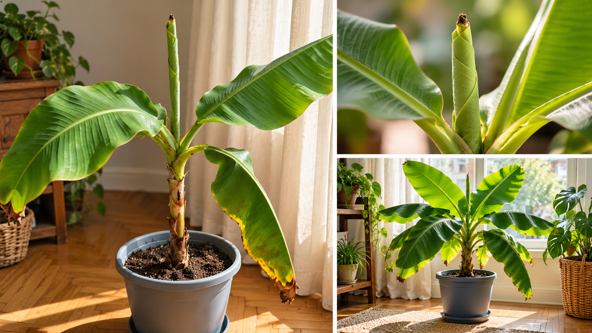 Banana Plant New Leaf Not Unfurling?