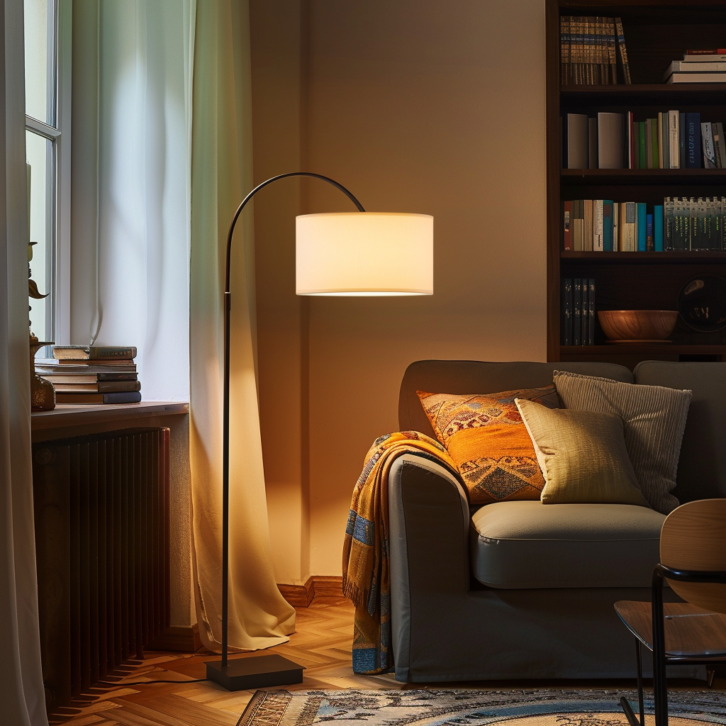 Case Studies of Floor Lamp Applications in Public Libraries and Bookstores