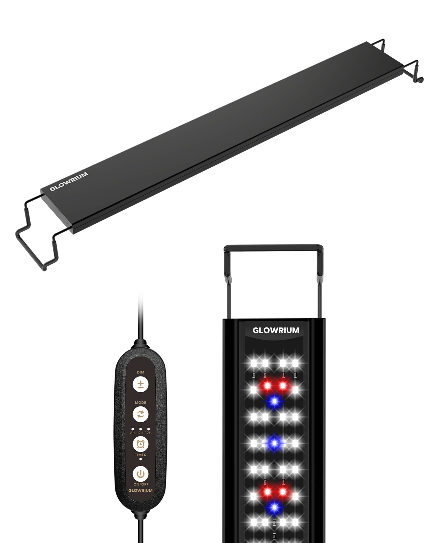 grow lights for aquarium plants GLOWRIUM Full Spectrum Aquarium Plant LED light