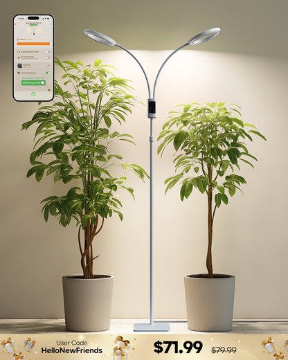 GLOWRIUM G5 | 48W Smart Full Spectrum LED Floor Grow Light