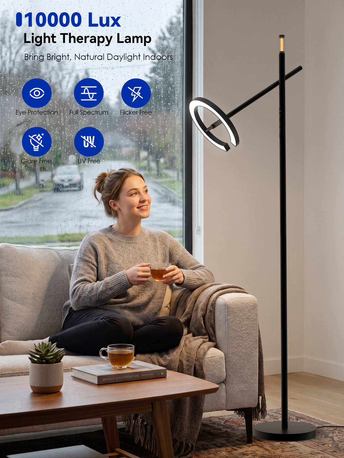 GLOWRIUM® H1 Smart Home Floor Lamp with APP Control &amp; Stepless Dimmable