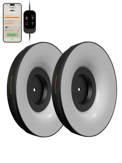 GLOWRIUM LED Grow Light for Indoor Plants – Smart Full Spectrum, Auto Timer, Stepless Dimming, Watering Reminder, Modular Design Plant Assistant-G7