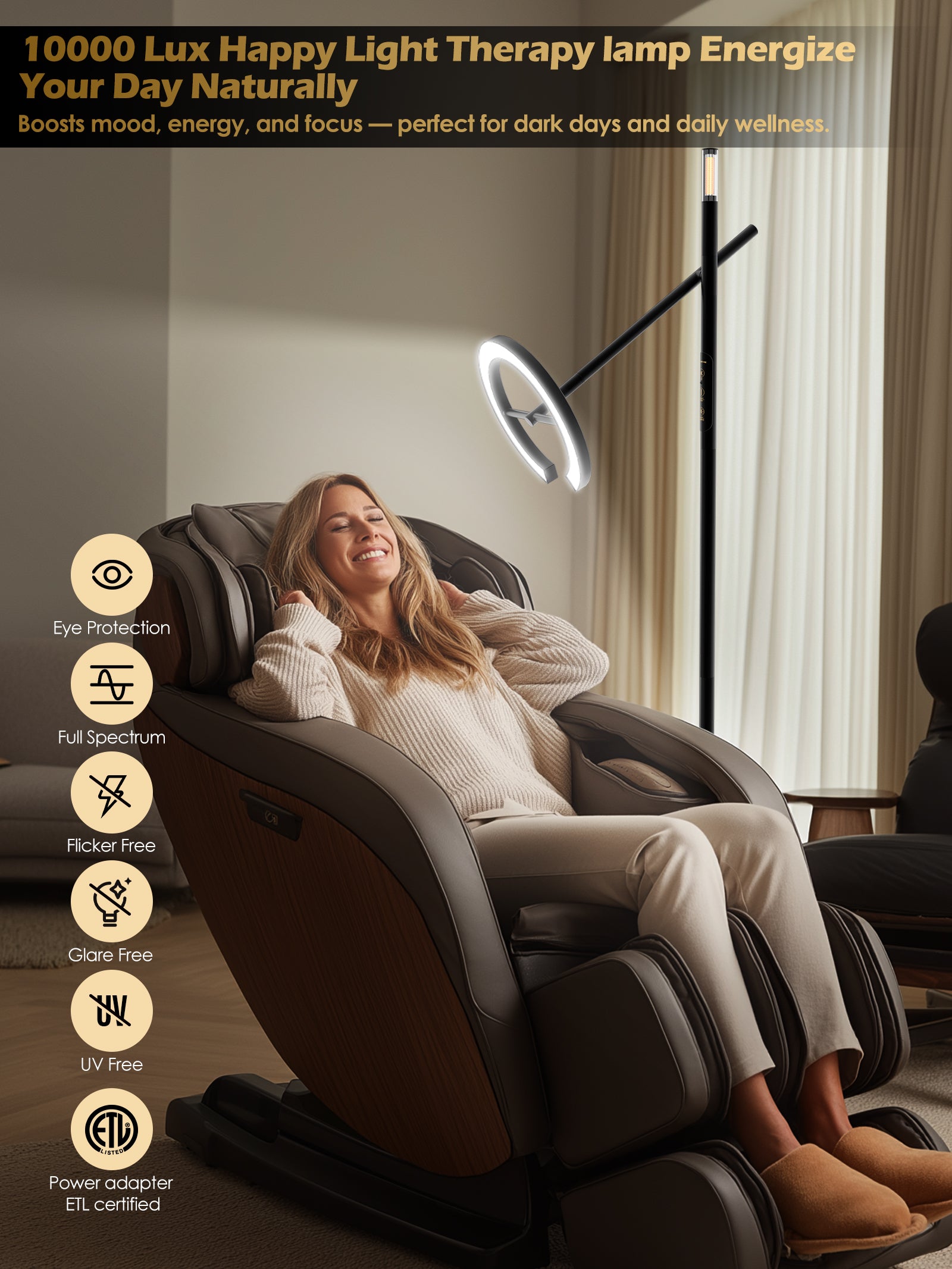 GLOWRIUM® H1 Smart Home Floor Lamp with APP Control & Stepless