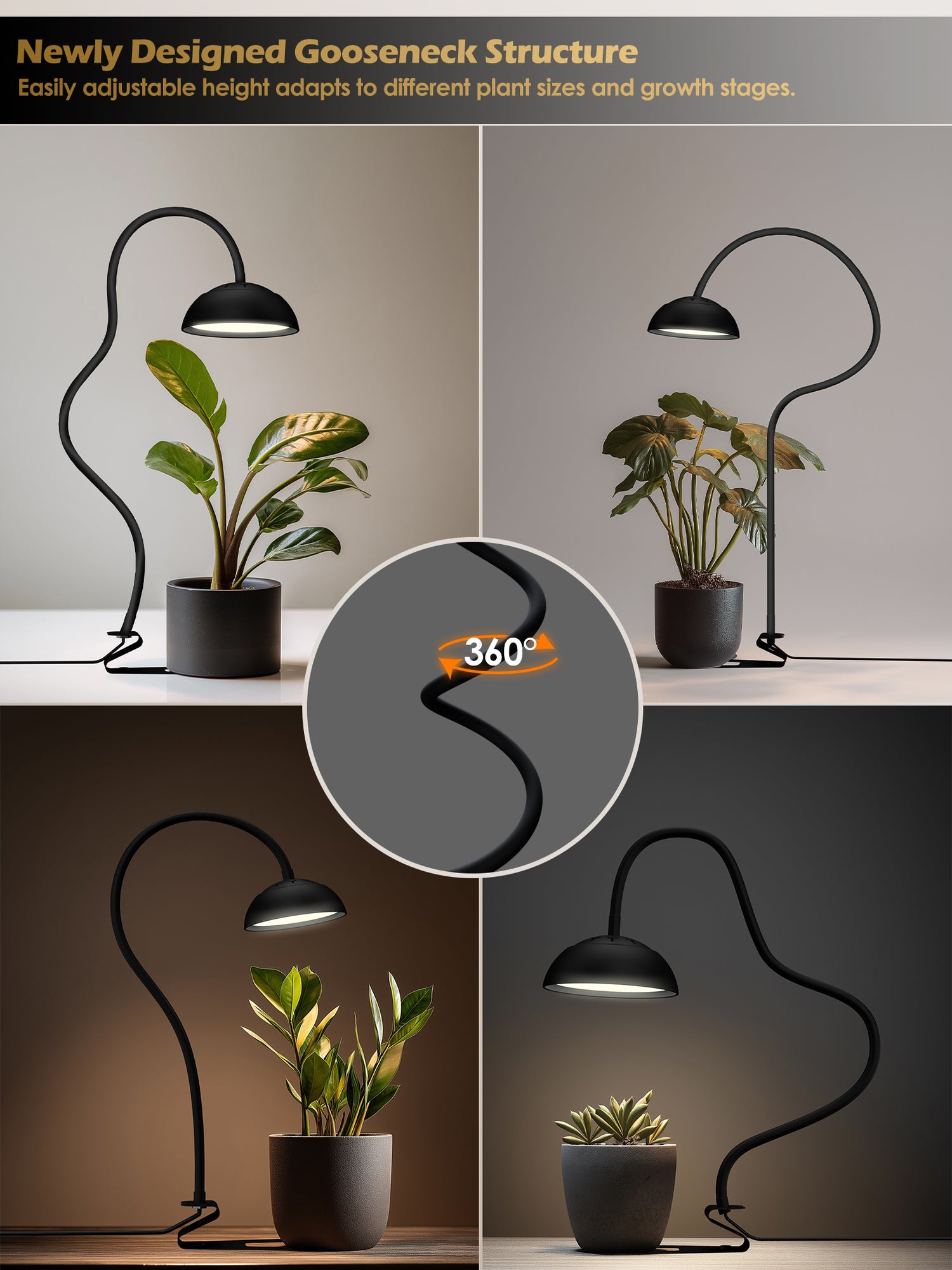 GLOWRIUM Smart Grow Light 10W – Full Spectrum LED for Indoor Plants