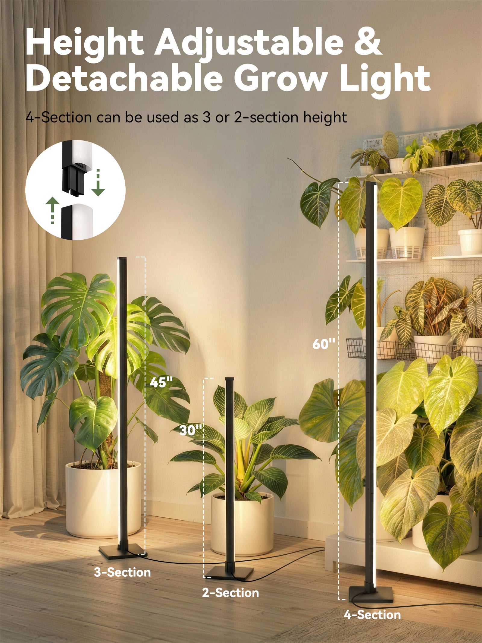 GLOWRIUM G3 | 36W (60") Full Spectrum LED Vertical Grow Light