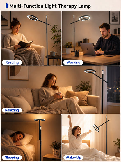 GLOWRIUM® H1 Smart Home Floor Lamp with APP Control &amp; Stepless Dimmable