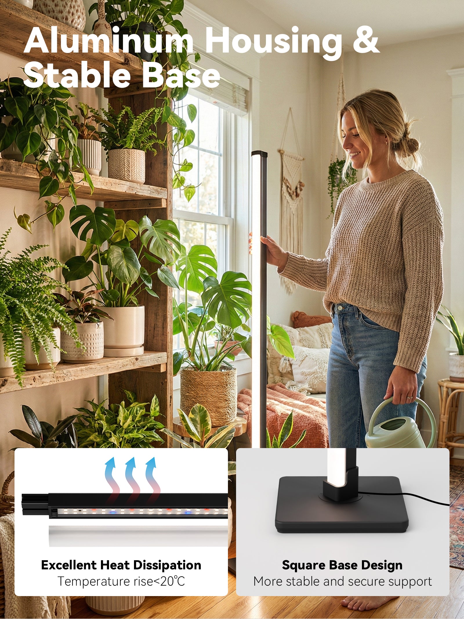 GLOWRIUM G3 | 36W (60") Full Spectrum LED Vertical Grow Light