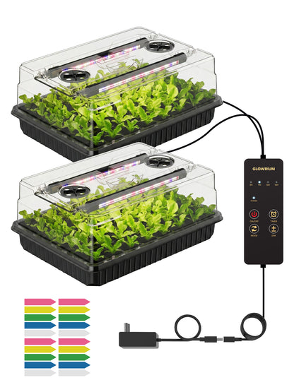 GLOWRIUM G9 | Anzuchtset mit 30W Pflanzenlampen