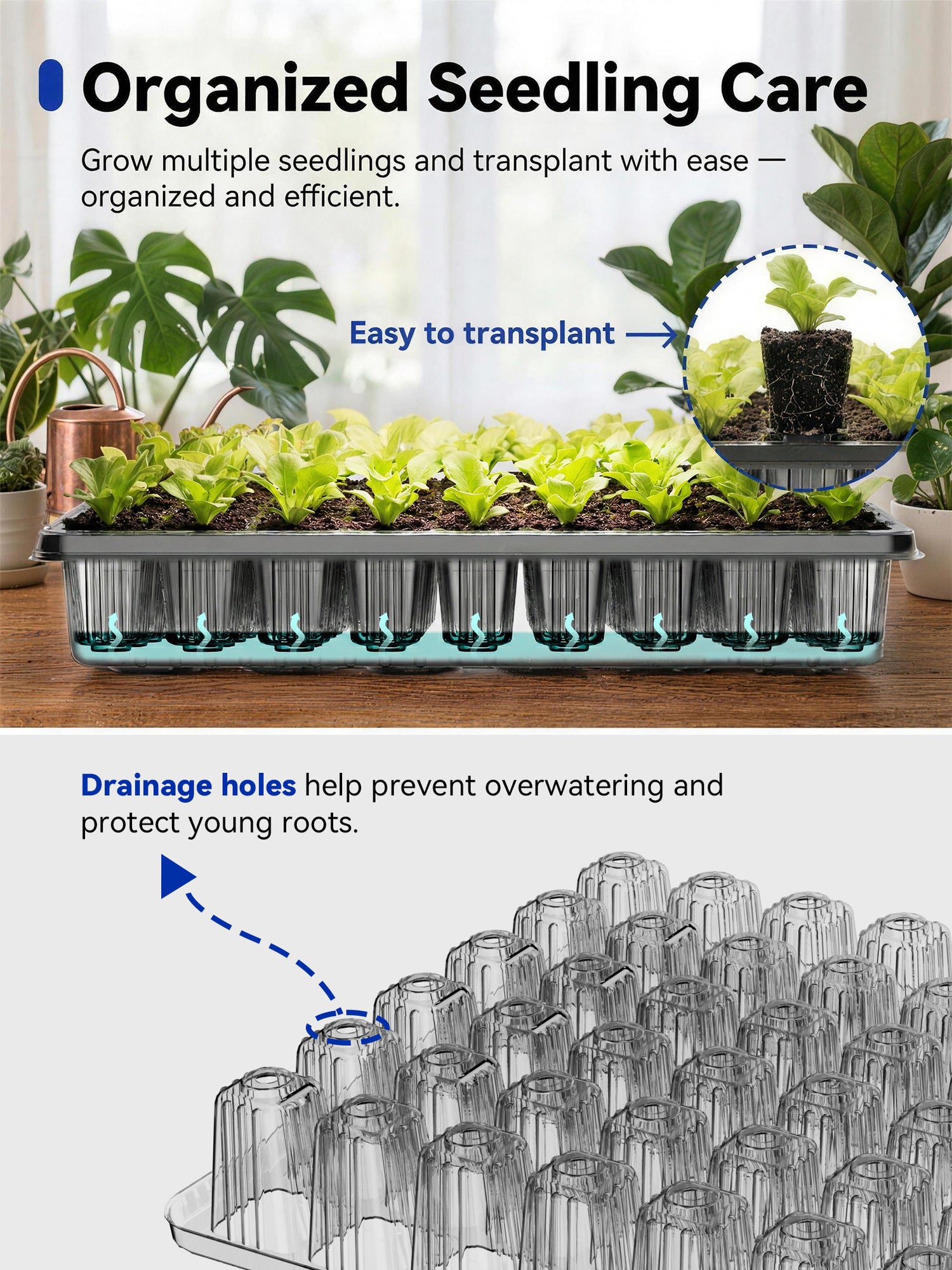 GLOWRIUM G9 | Seed Starter Kit with 30W Grow Lights (3-Pack)
