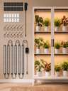 GLOWRIUM® G6 Smart LED Pflanzenlampe für Zimmerpflanzen – Vollspektrum, Auto-Timer, Stufenloses Dimmen, Modular, Plug & Play