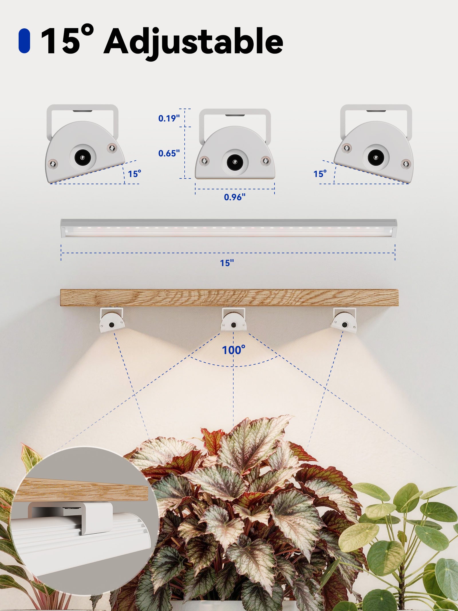 GLOWRIUM G6 | 48W (6-Pack) Smart Full Spectrum LED Grow Light Strip