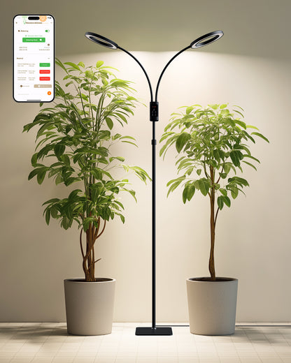 GLOWRIUM G5 | 48W Intelligente Vollspektrum-LED-Pflanzenlampe für den Bodenbereich