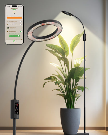 GLOWRIUM G5 | 48W Intelligente Vollspektrum-LED-Pflanzenlampe für den Bodenbereich