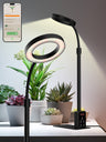 GLOWRIUM G4 12W smart LED desktop grow light in black with flexible gooseneck and app control