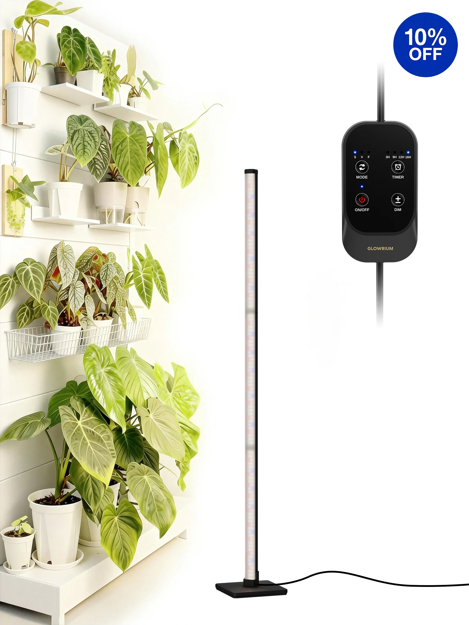 GLOWRIUM G3 | 36W (60") Full Spectrum LED Vertical Grow Light