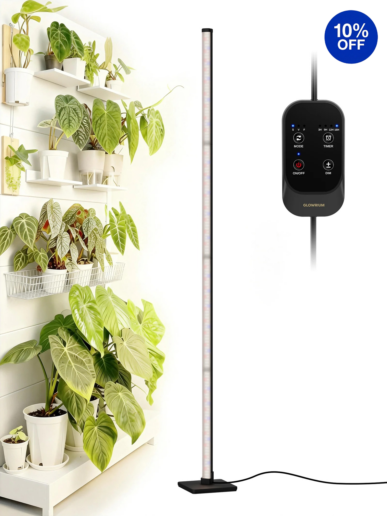 GLOWRIUM G3 | 36W (60") Full Spectrum LED Vertical Grow Light