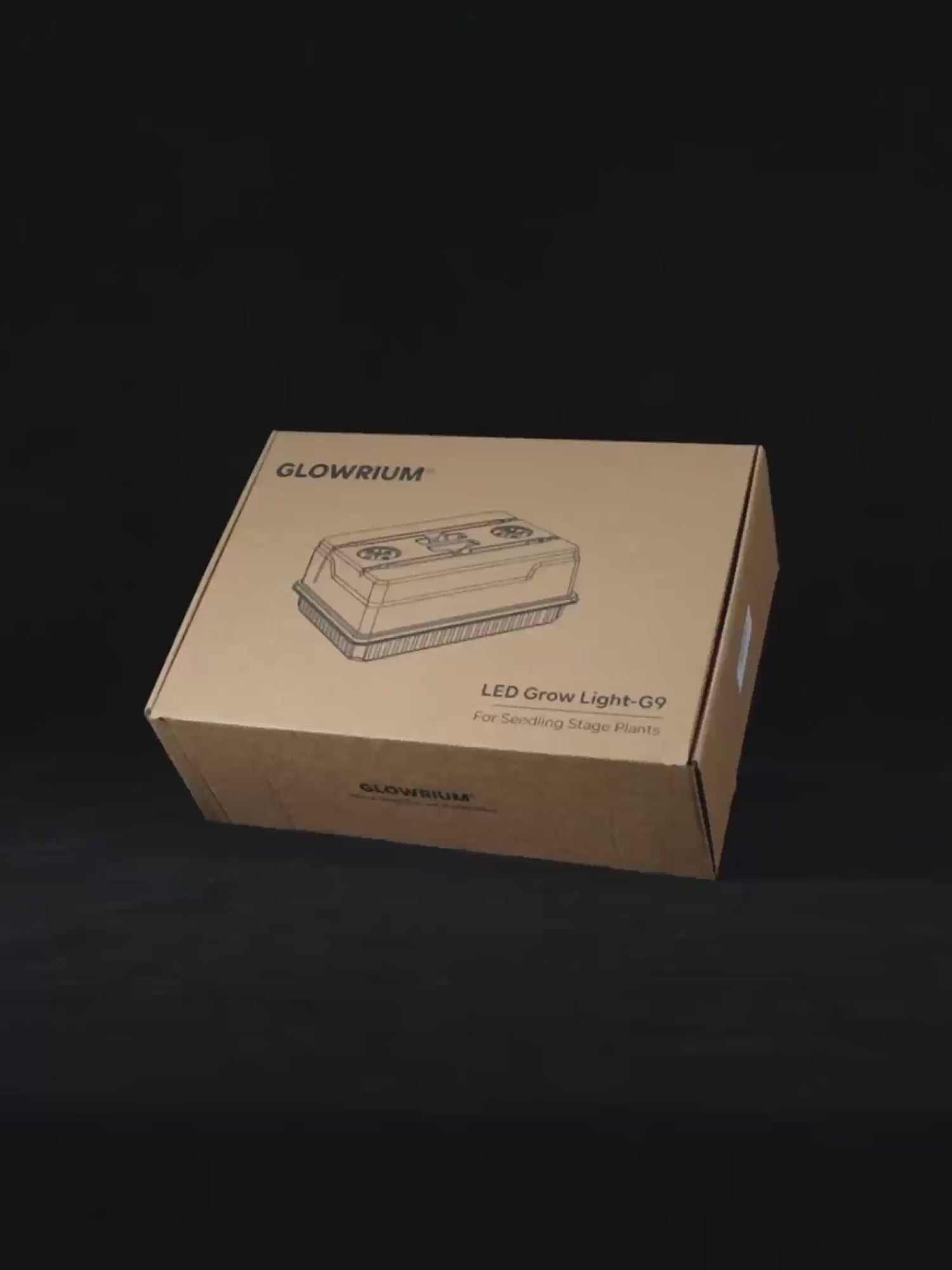 GLOWRIUM G9 | Seed Starter Kit with 30W Grow Lights (3-Pack)