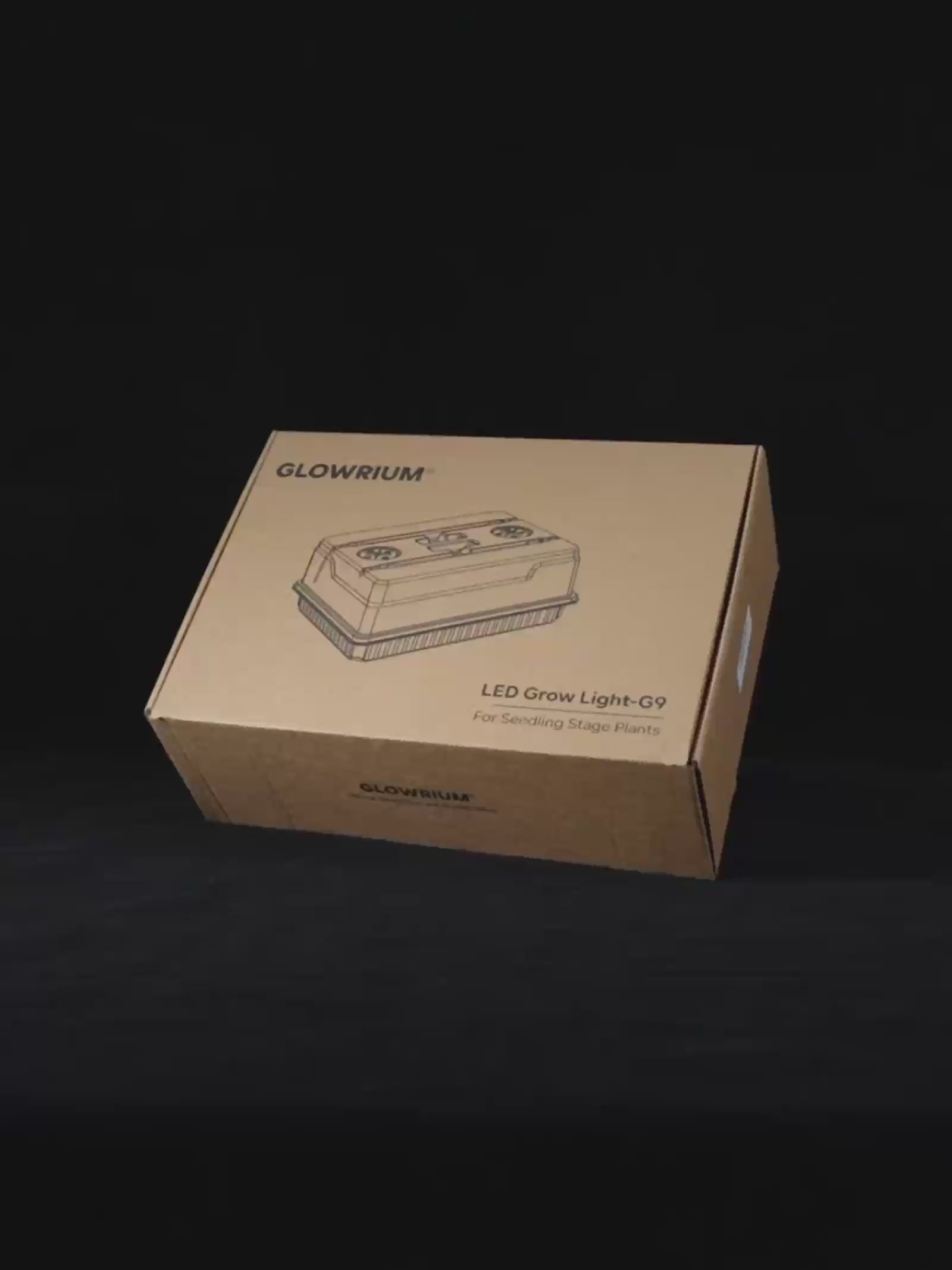 GLOWRIUM G9 | Seed Starter Kit with 30W Grow Lights (3-Pack)