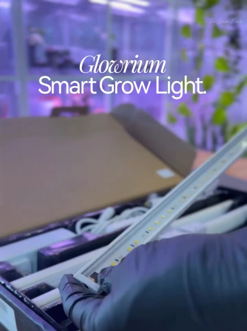 Video demonstration and feature overview of GLOWRIUM G6 smart full spectrum LED grow light strip