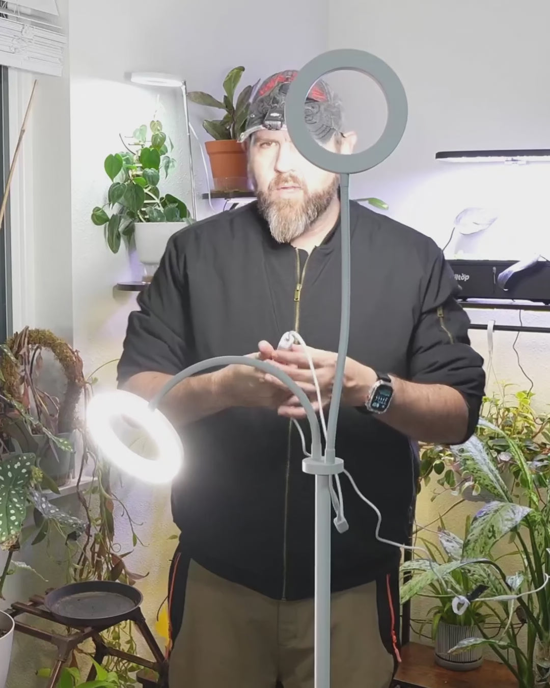 GLOWRIUM®20W Grow Light Full Spectrum LED Floor Plant Light for Indoor Plants-G2